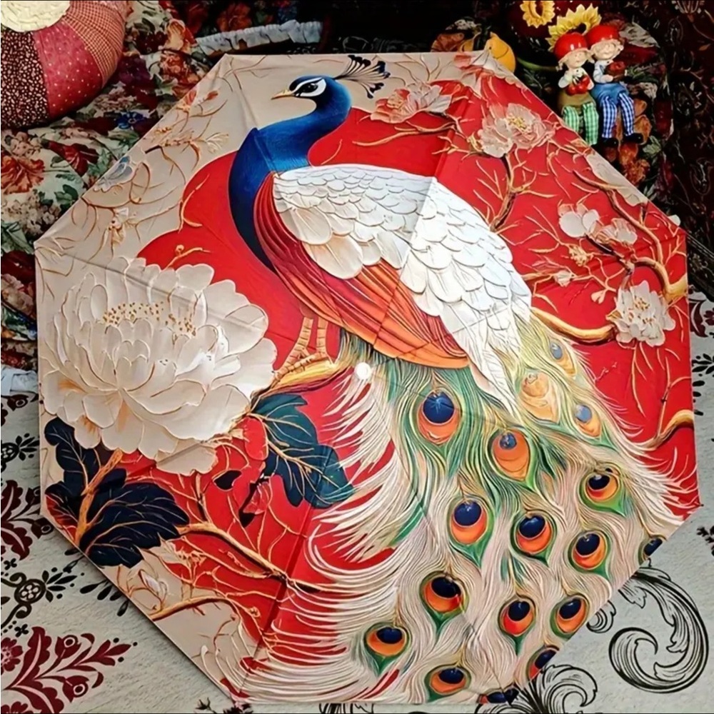 Peacock UV Umbrella